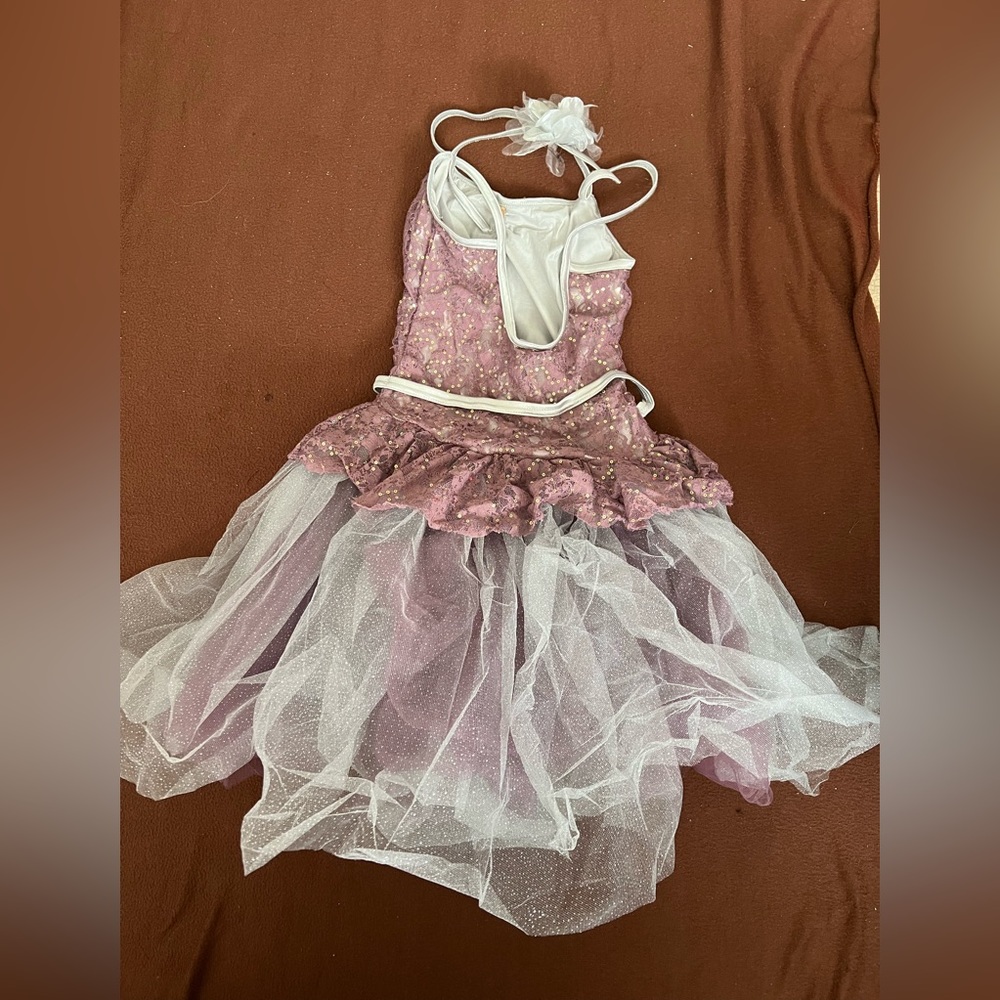 Weissman Ballet Dance Costume Purple/Gray Small A… - image 2
